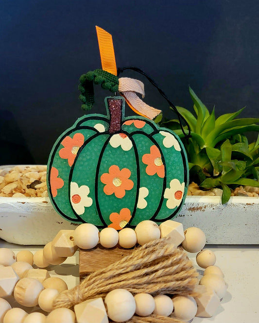 Floral pumpkin